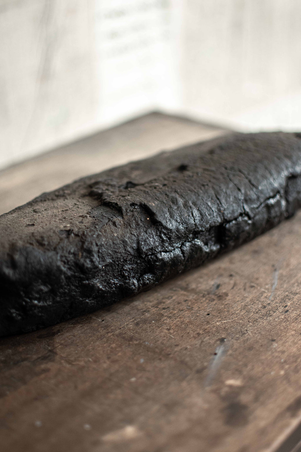 SPECIAL! Antique 19C Japanese Charred Wooden Fish - Edo Period