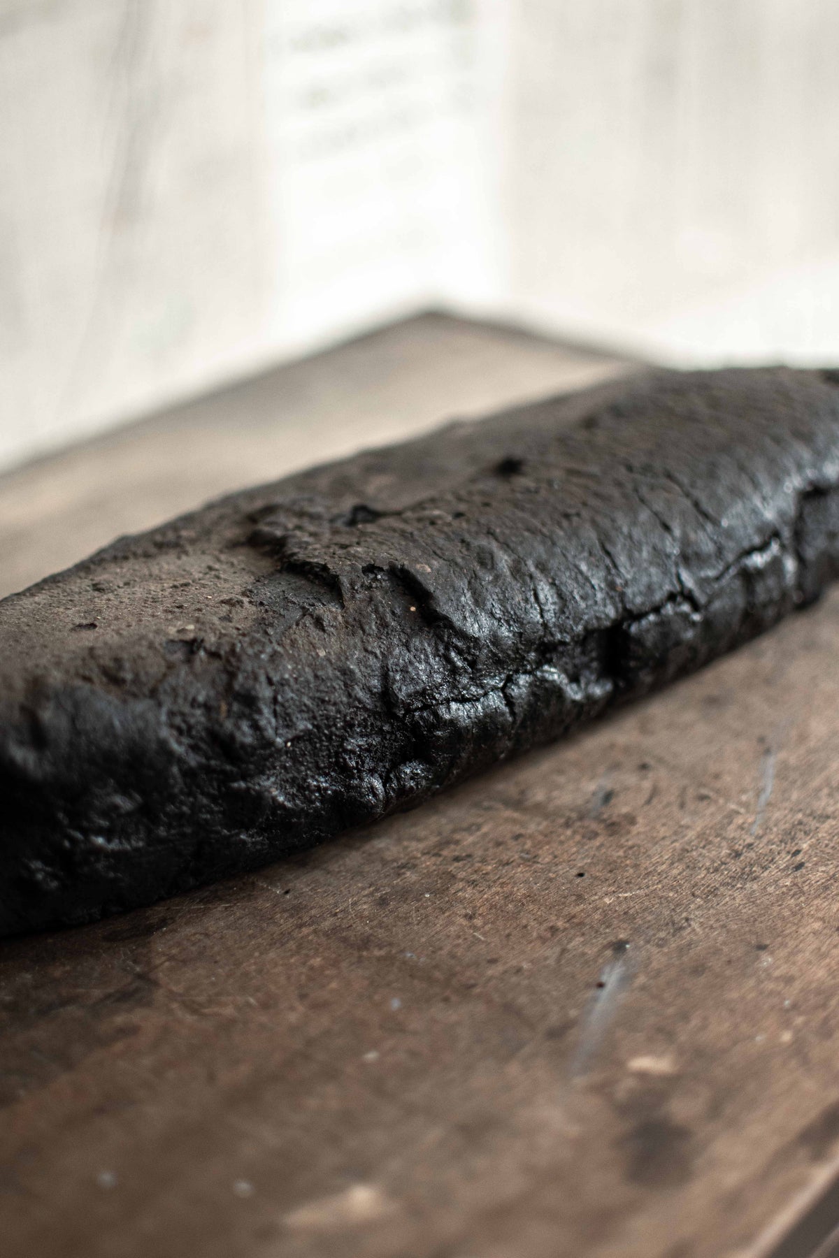 SPECIAL! Antique 19C Japanese Charred Wooden Fish - Edo Period