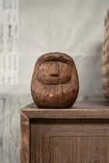 Vintage Japanese Wooden Daruma Mould