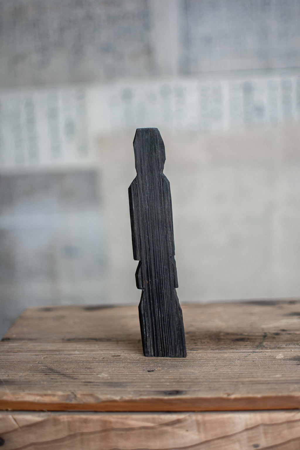 Japanese Carved Wooden Buddha - Edo / Meiji Era