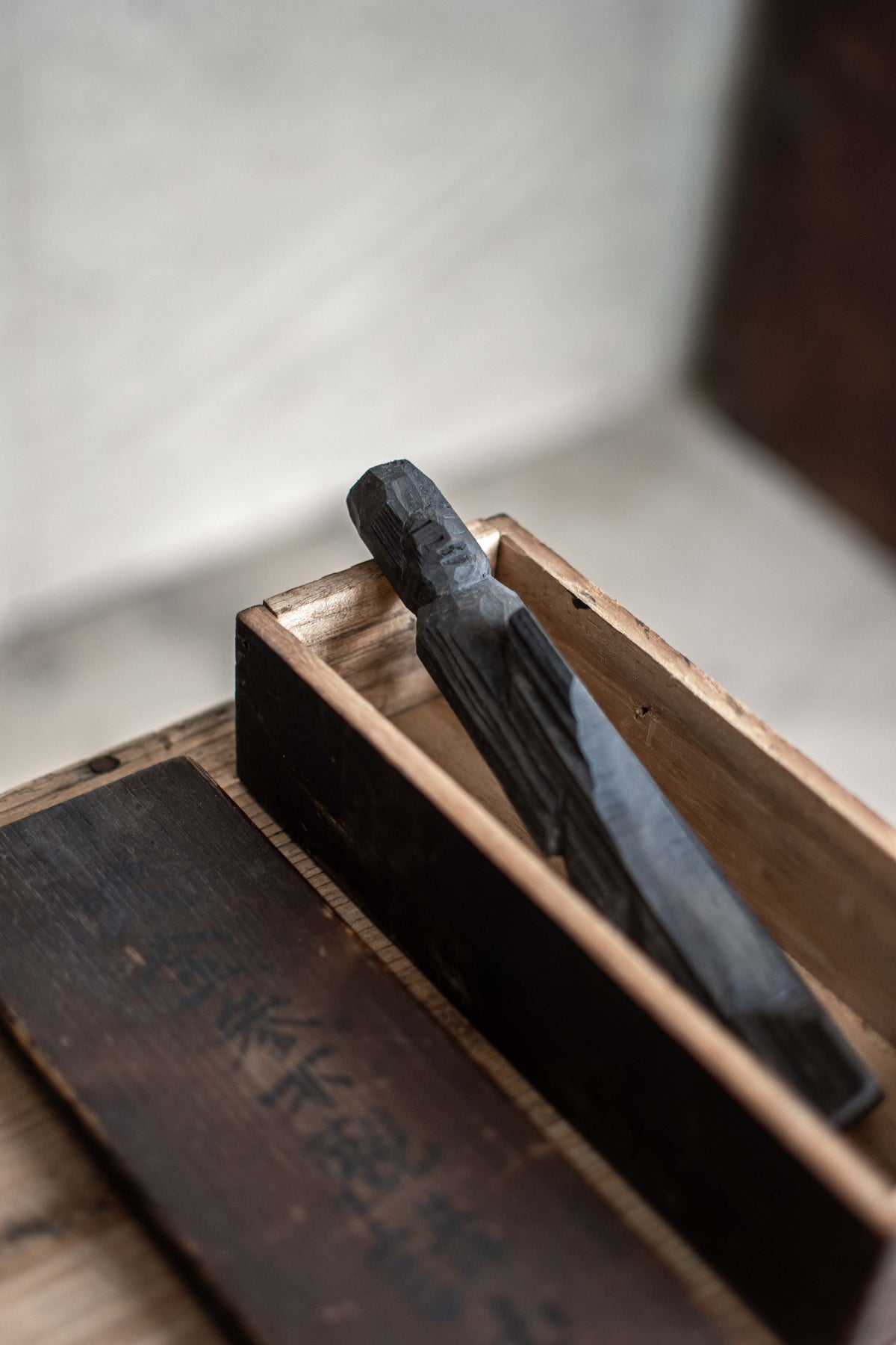 Japanese Carved Wooden Buddha - Edo / Meiji Era