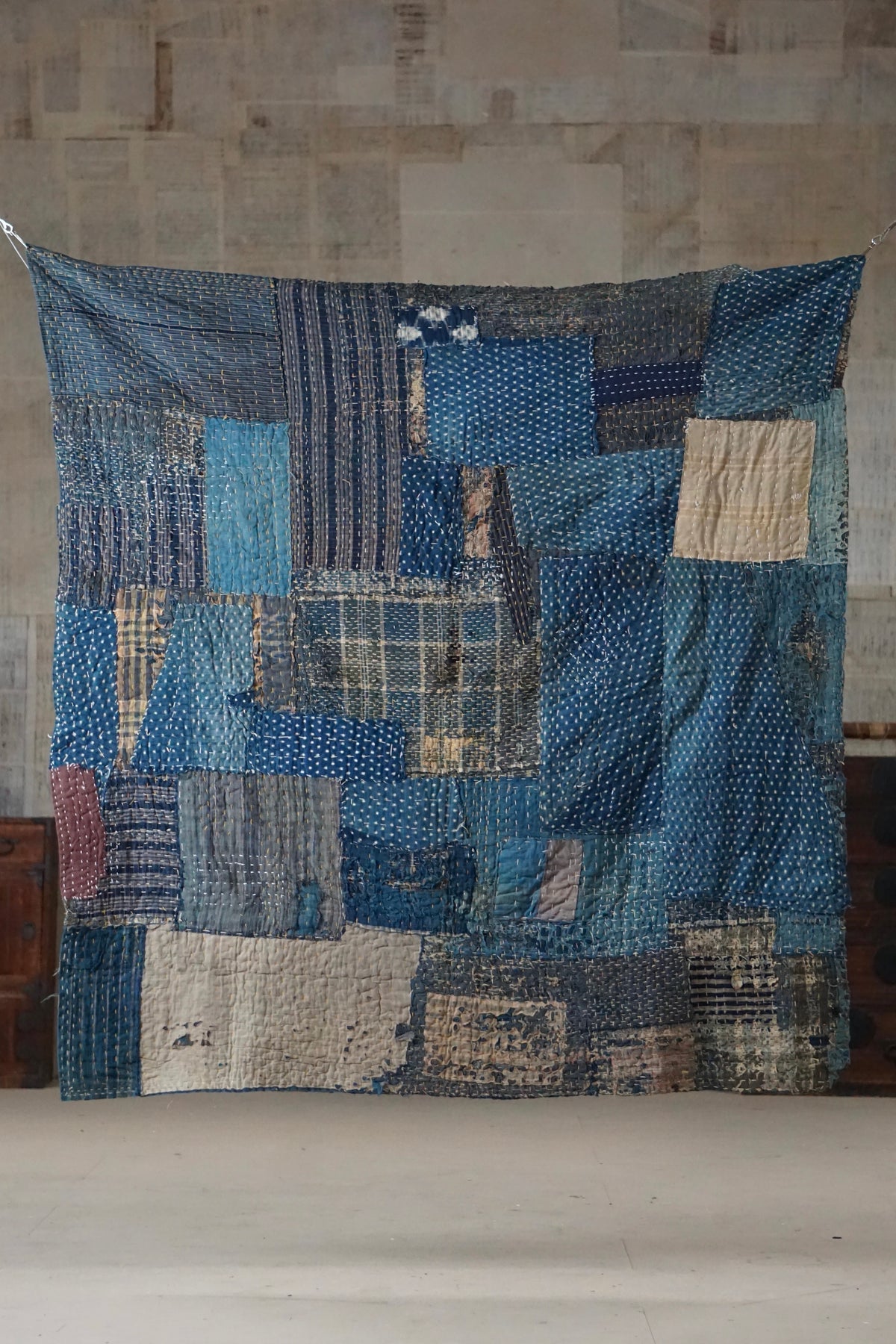 Antique Japanese Boro Textile, Early 20th Century