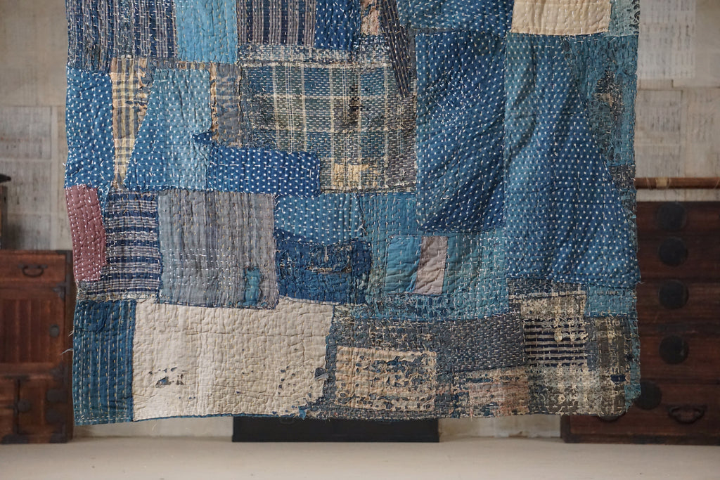 Antique Japanese Boro Textile, Early 20th Century
