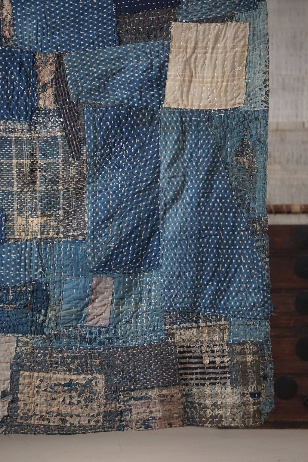 Antique Japanese Boro Textile, Early 20th Century