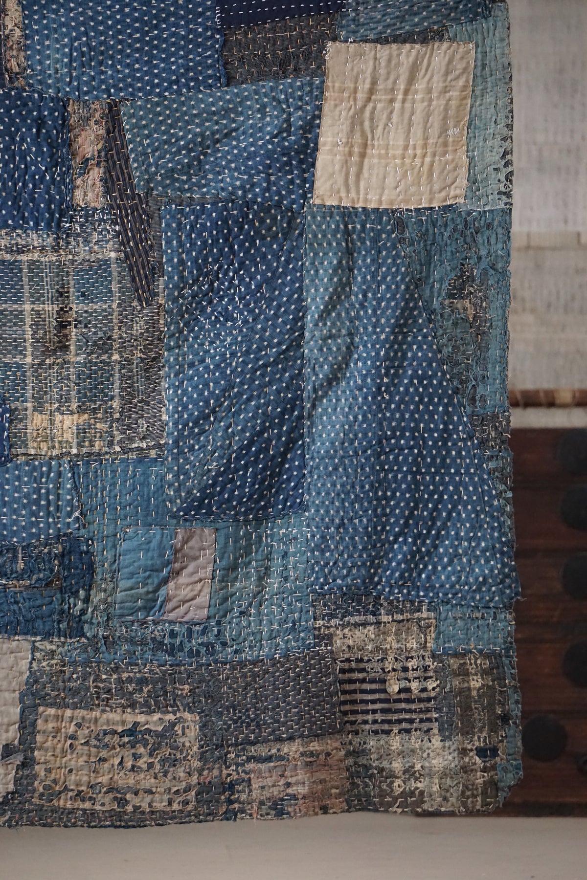 Antique Japanese Boro Textile, Early 20th Century
