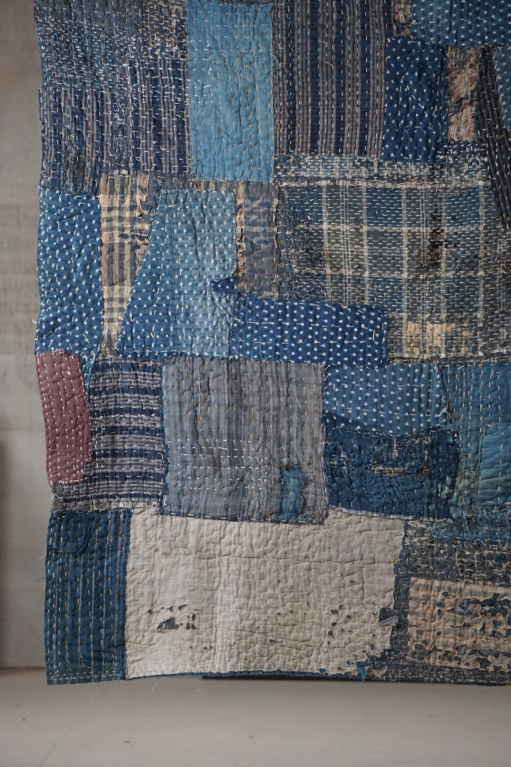 Antique Japanese Boro Textile, Early 20th Century