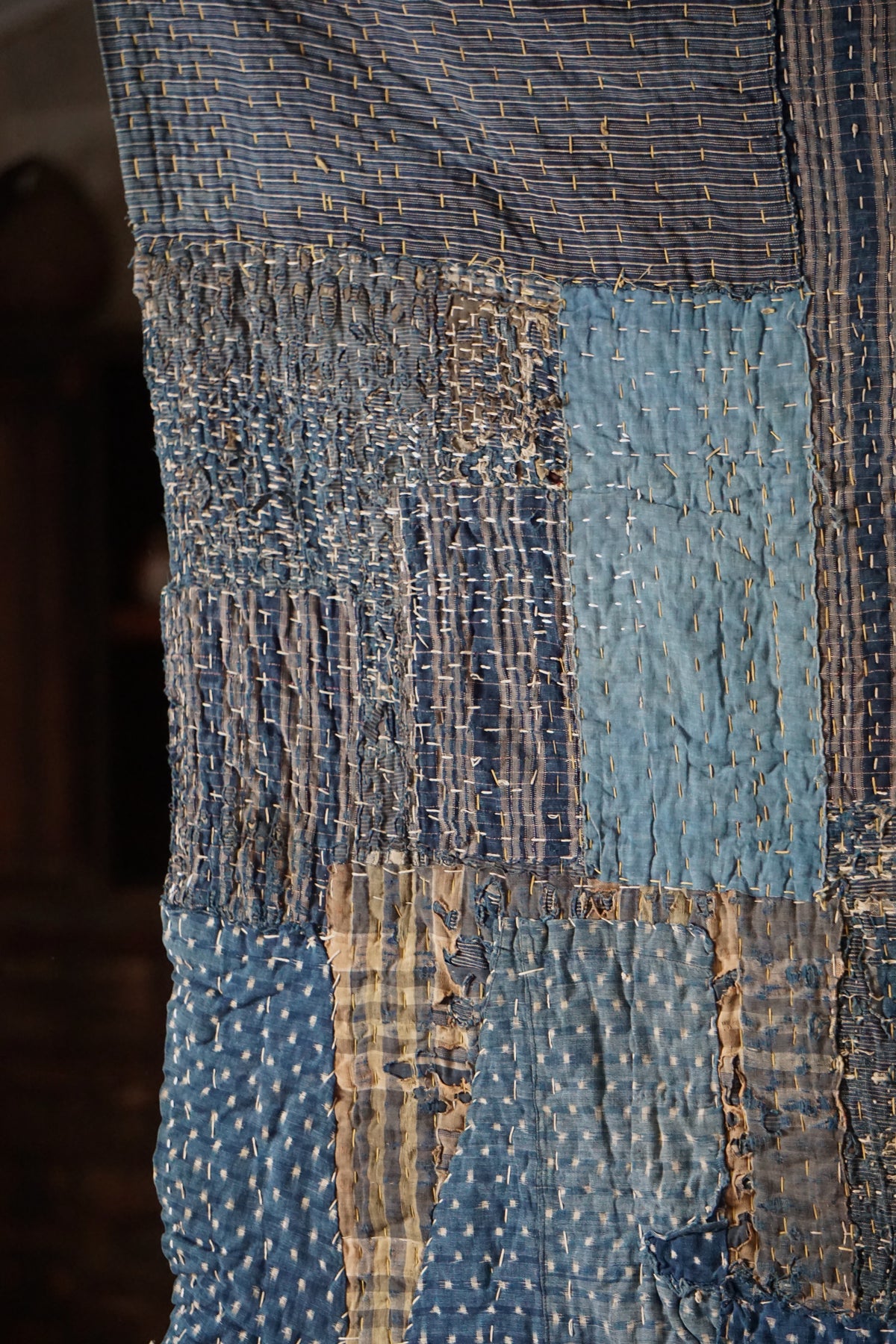 Antique Japanese Boro Textile, Early 20th Century