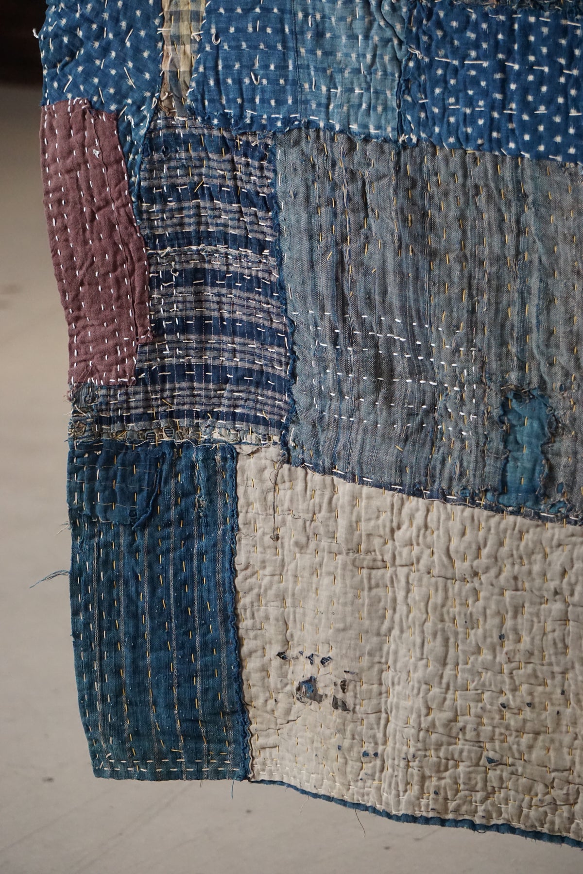 Antique Japanese Boro Textile, Early 20th Century