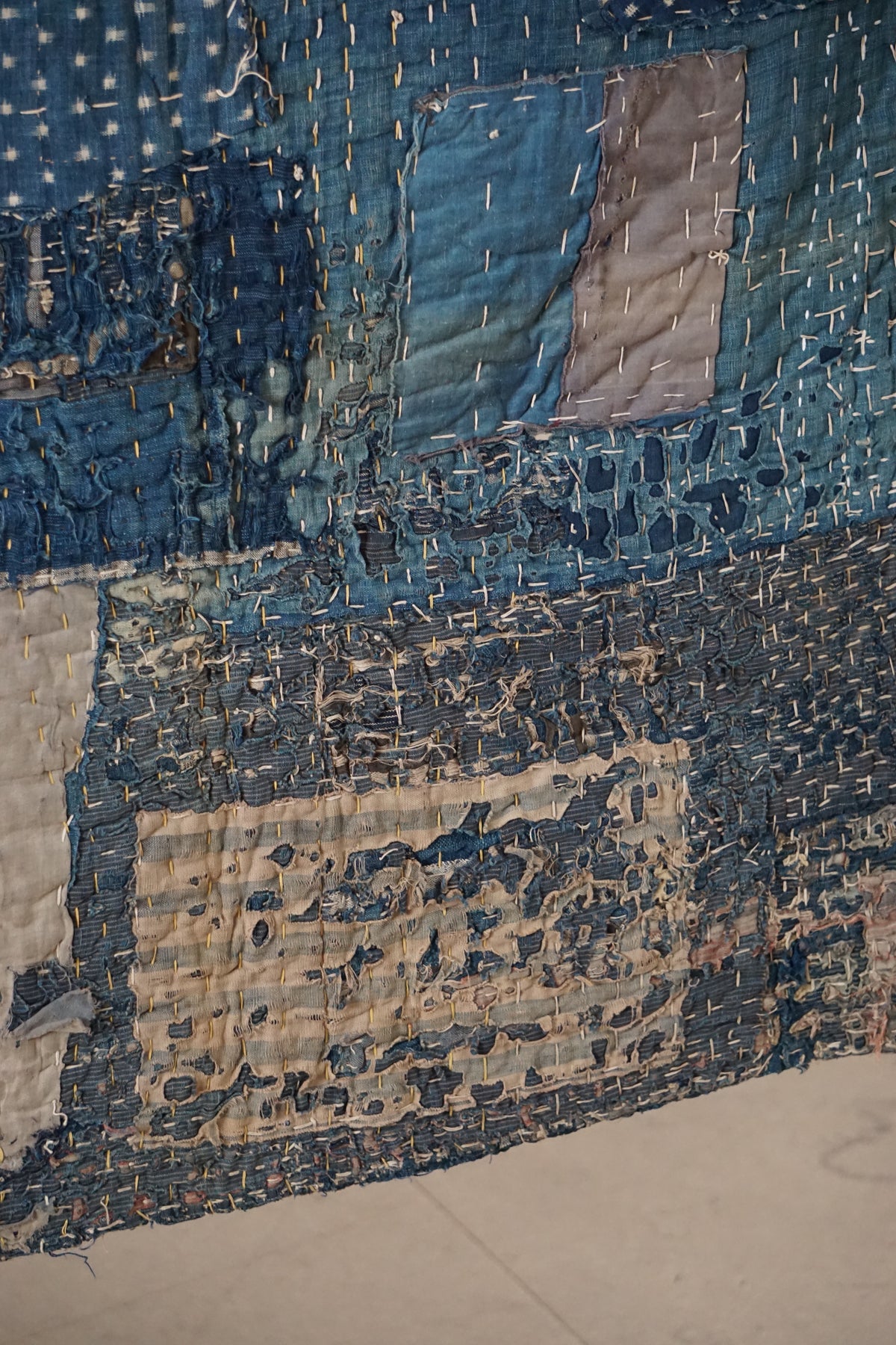 Antique Japanese Boro Textile, Early 20th Century