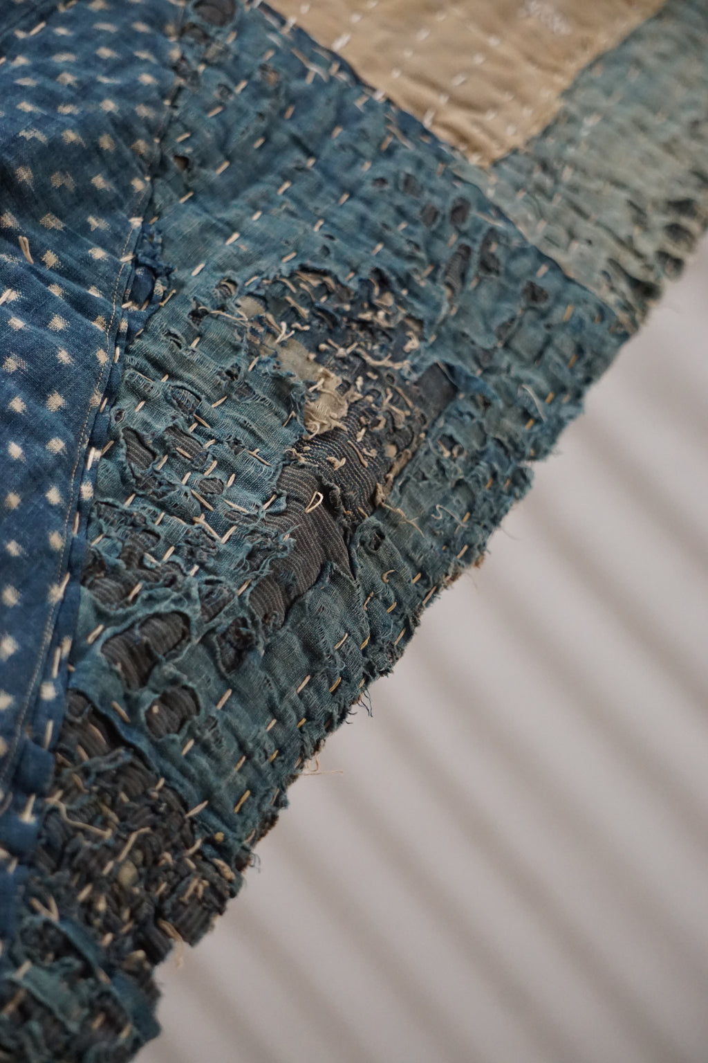 Antique Japanese Boro Textile, Early 20th Century