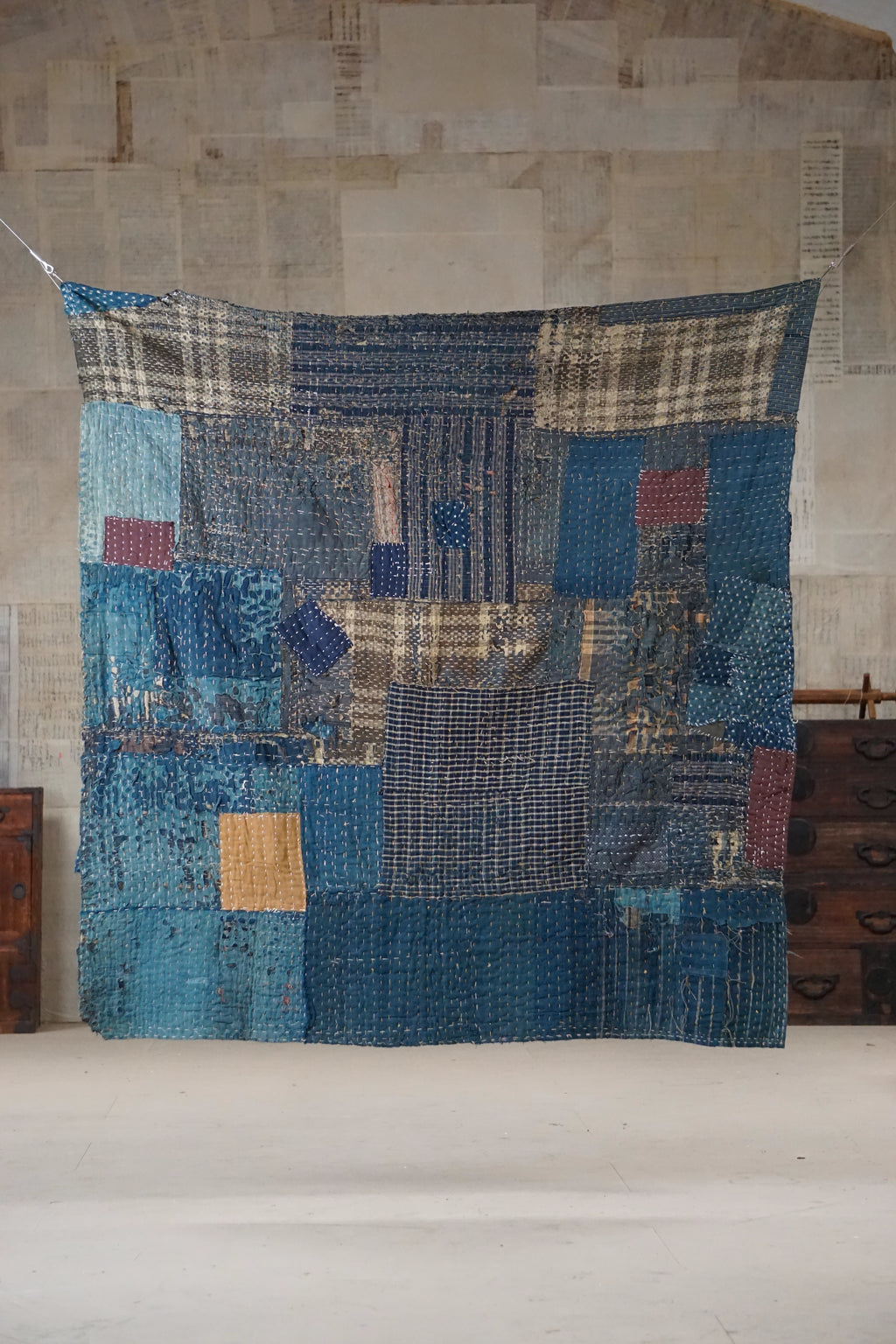 Antique Japanese Boro Textile, Early 20th Century