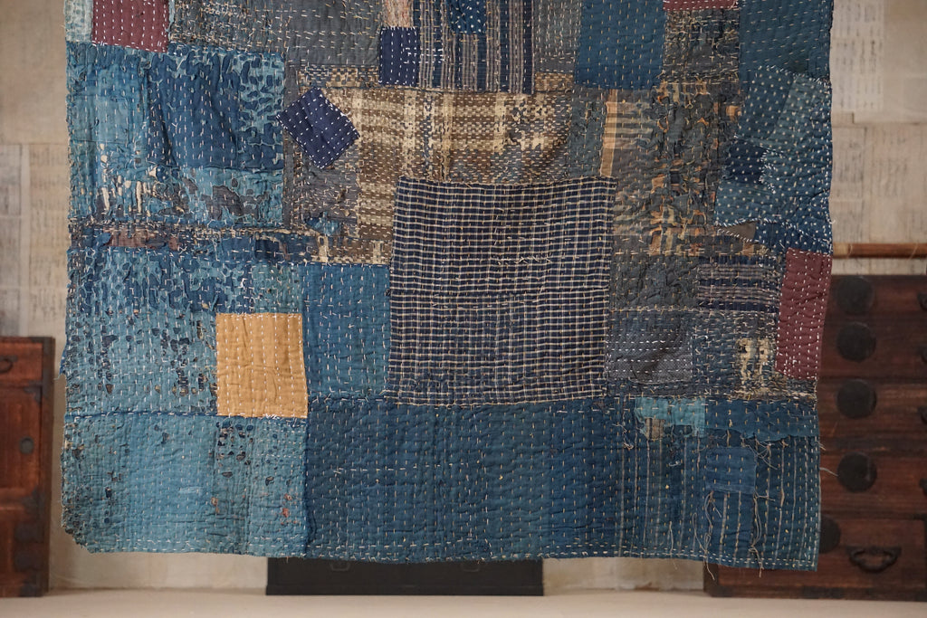 Antique Japanese Boro Textile, Early 20th Century