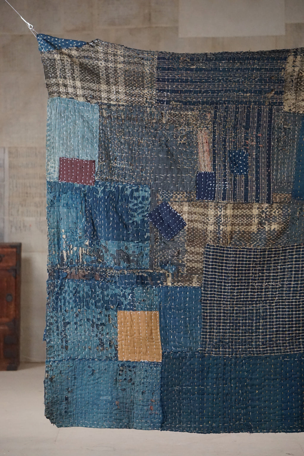 Antique Japanese Boro Textile, Early 20th Century