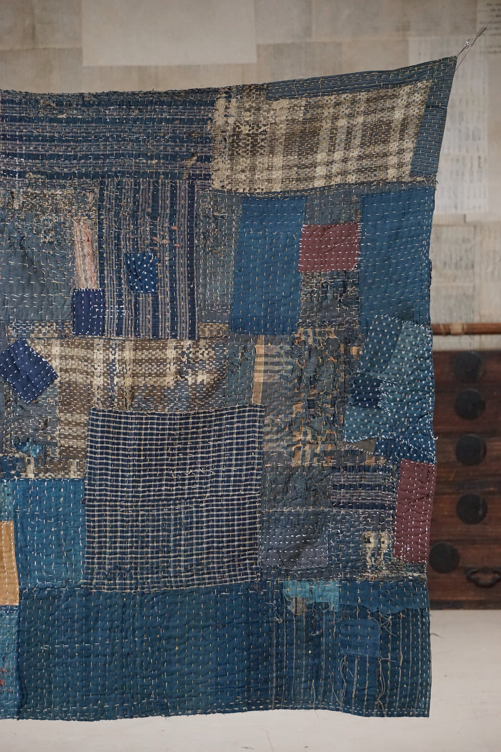 Antique Japanese Boro Textile, Early 20th Century