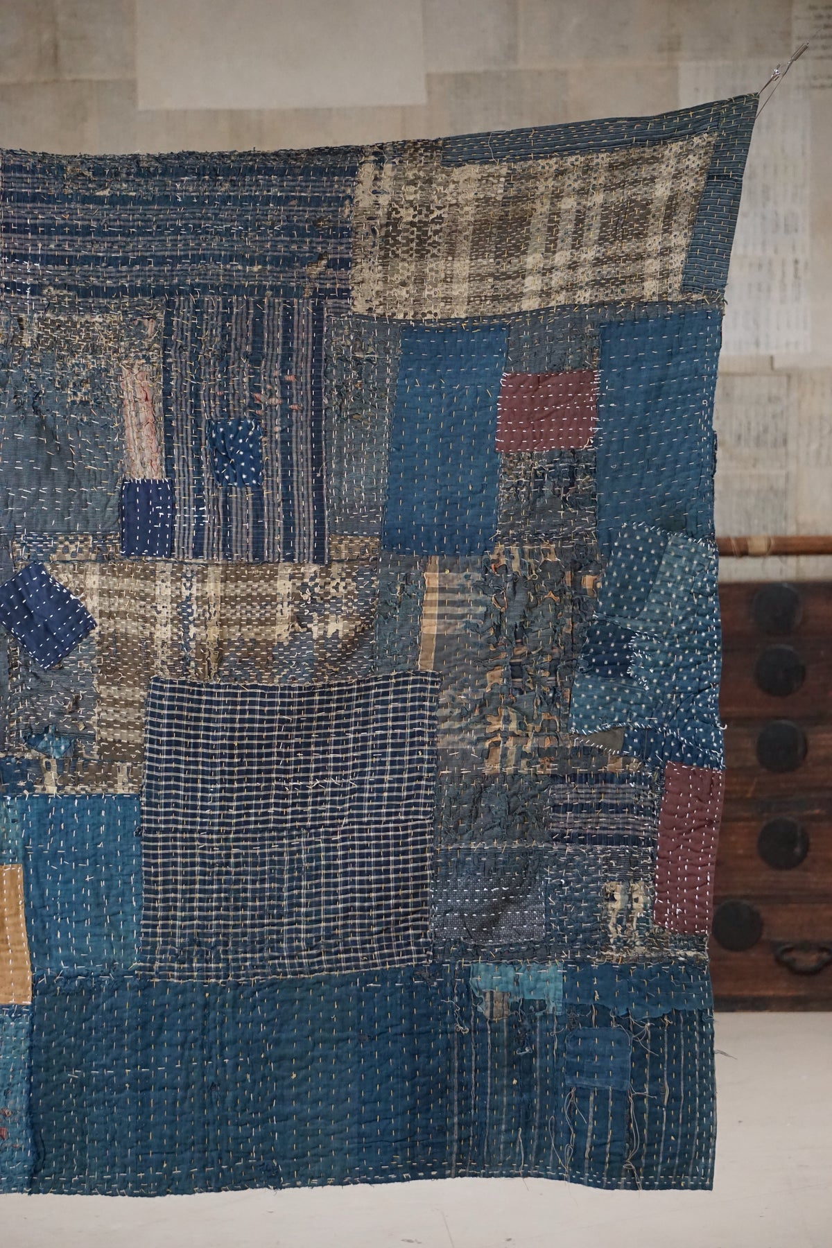 Antique Japanese Boro Textile, Early 20th Century
