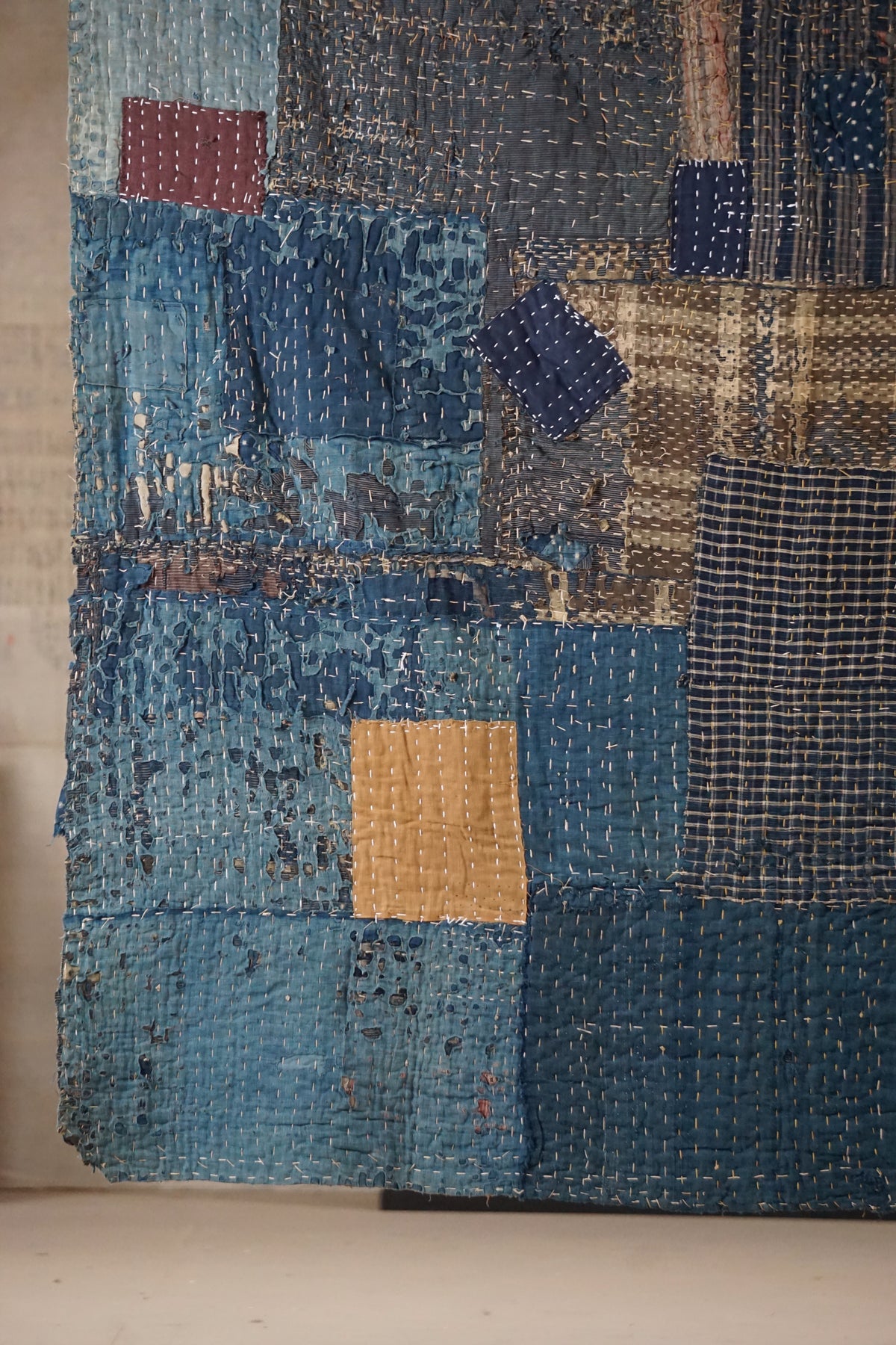 Antique Japanese Boro Textile, Early 20th Century