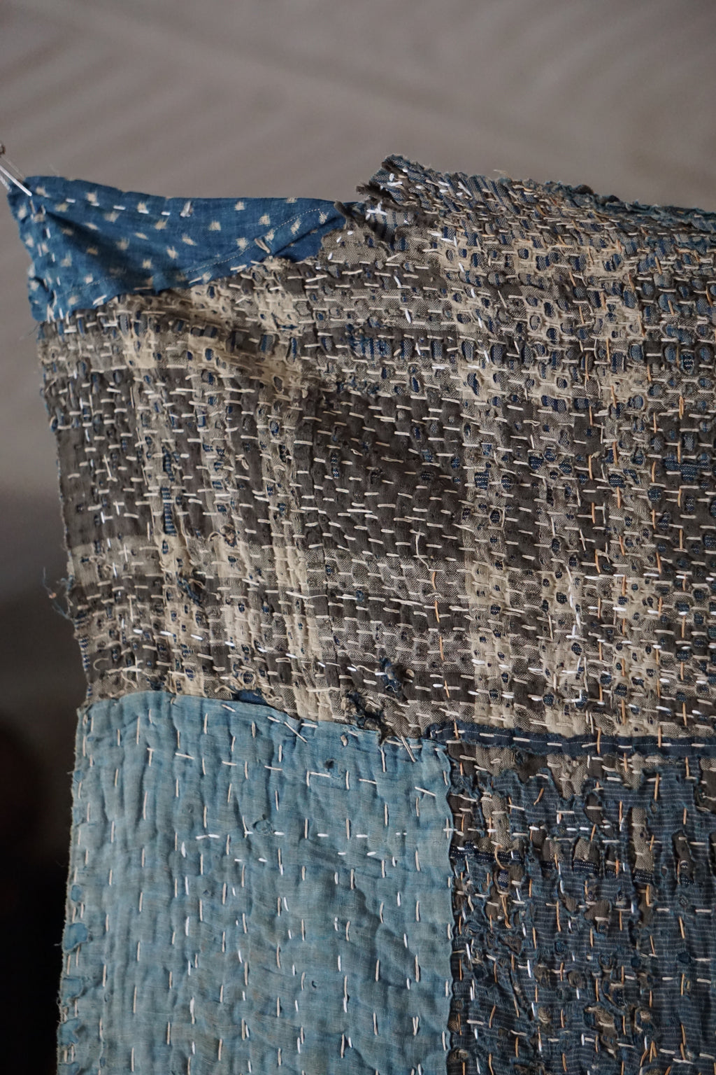 Antique Japanese Boro Textile, Early 20th Century