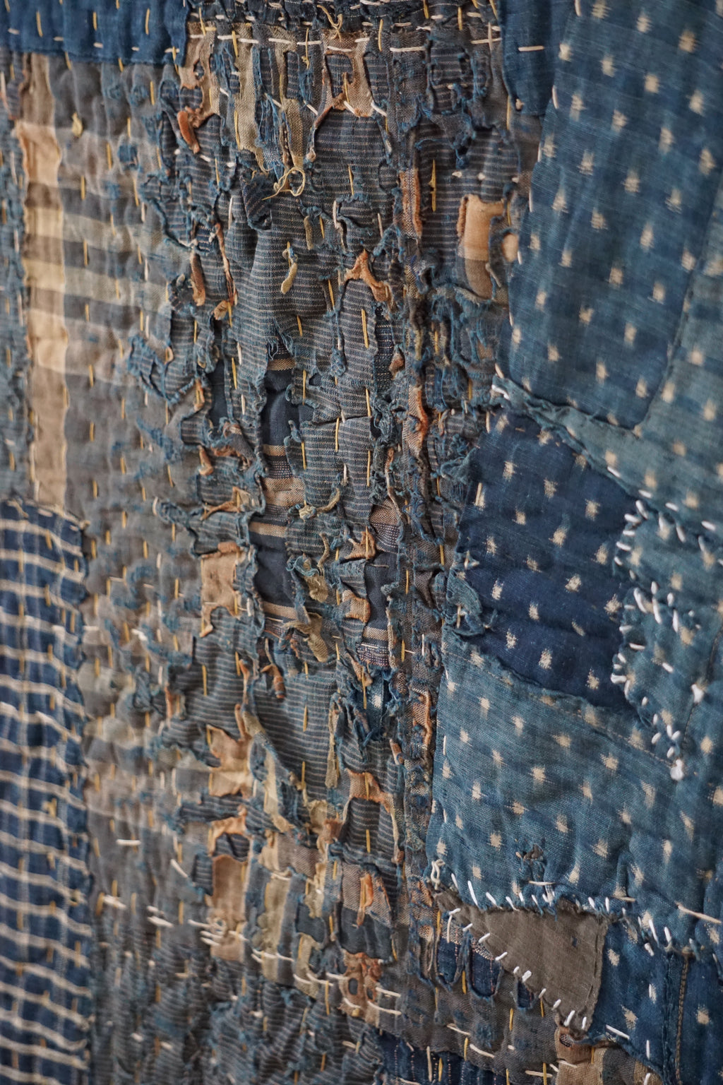 Antique Japanese Boro Textile, Early 20th Century