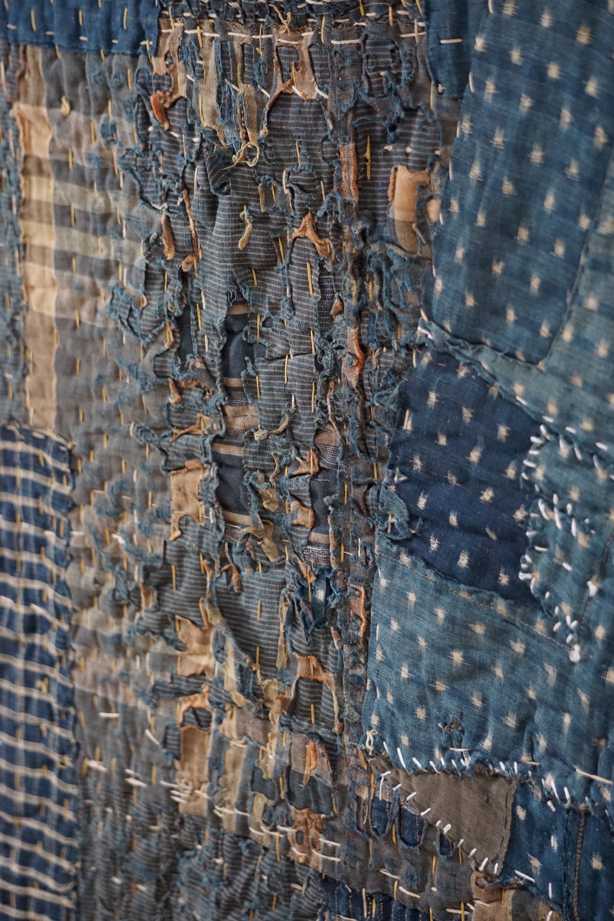 Antique Japanese Boro Textile, Early 20th Century