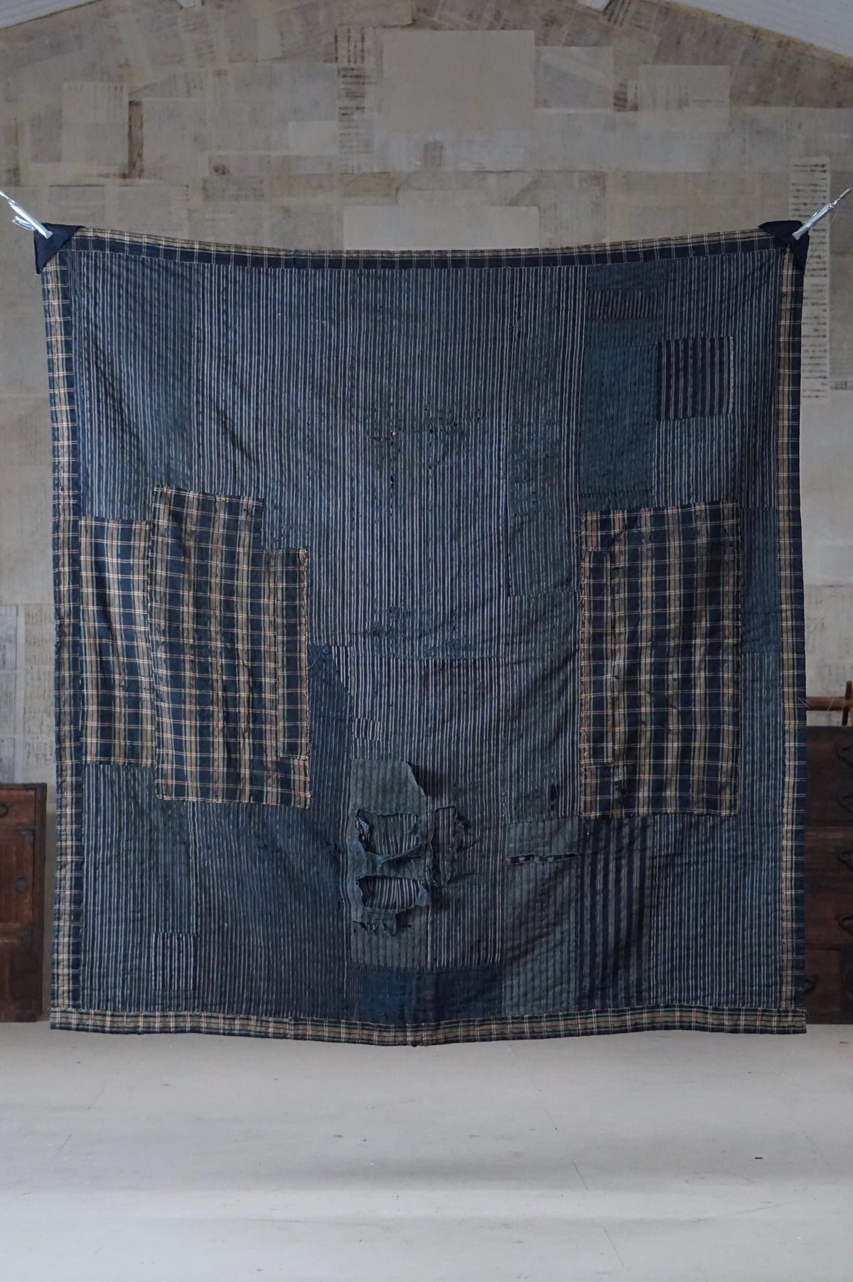 Antique Japanese Boro Textile, Late 19th–Early 20th Century
