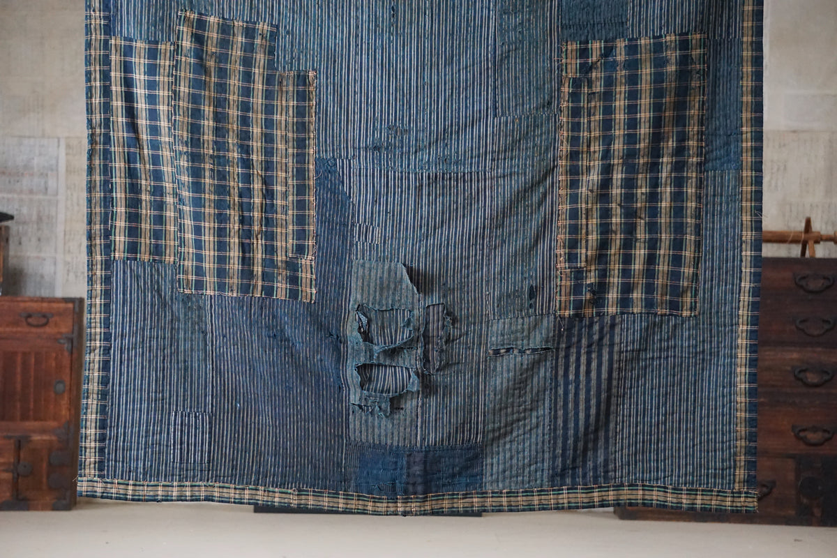 Antique Japanese Boro Textile, Late 19th–Early 20th Century