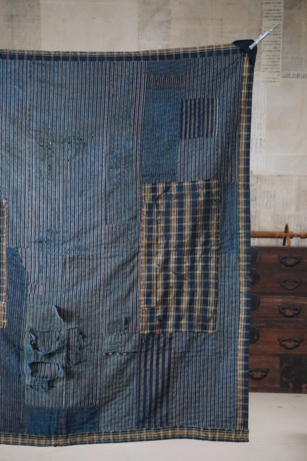 Antique Japanese Boro Textile, Late 19th–Early 20th Century