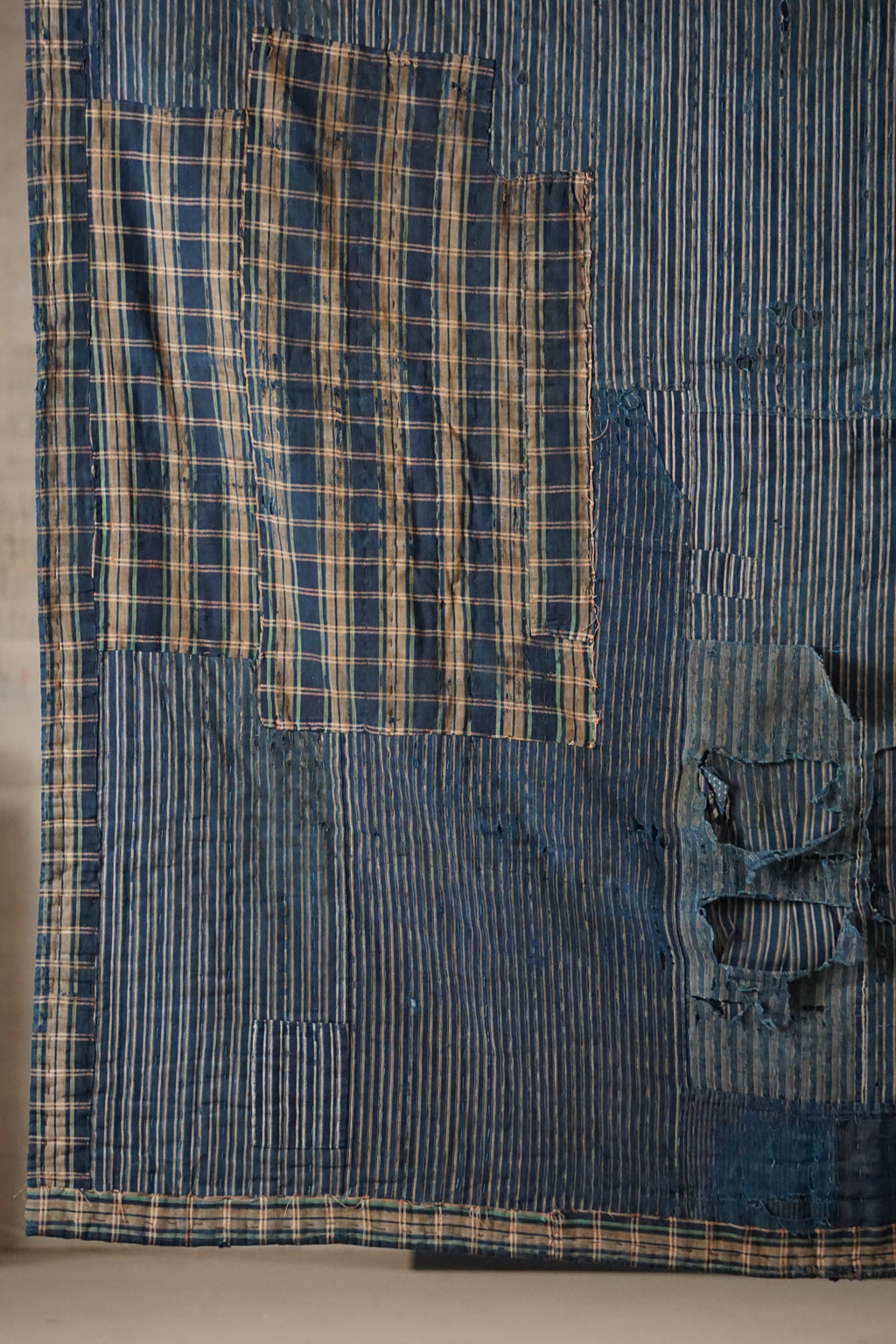 Antique Japanese Boro Textile, Late 19th–Early 20th Century