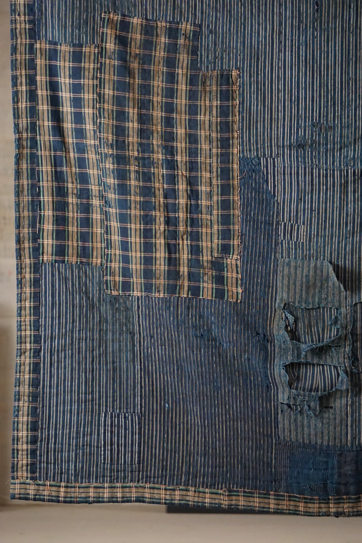 Antique Japanese Boro Textile, Late 19th–Early 20th Century