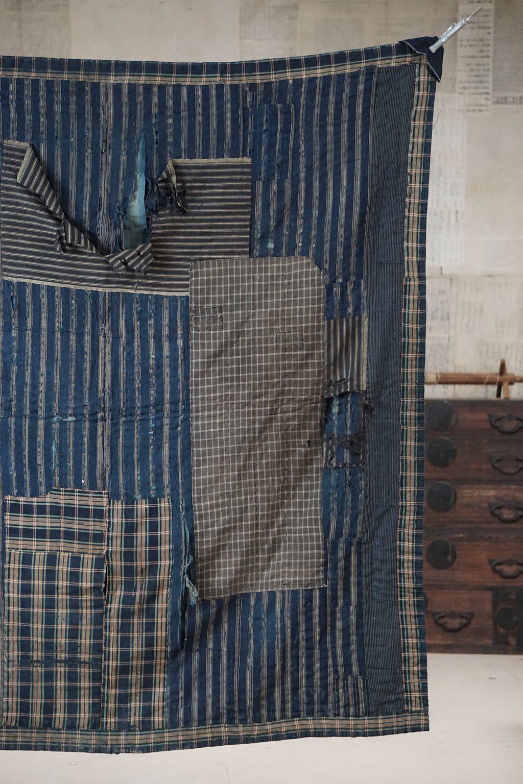 Antique Japanese Boro Textile, Late 19th–Early 20th Century