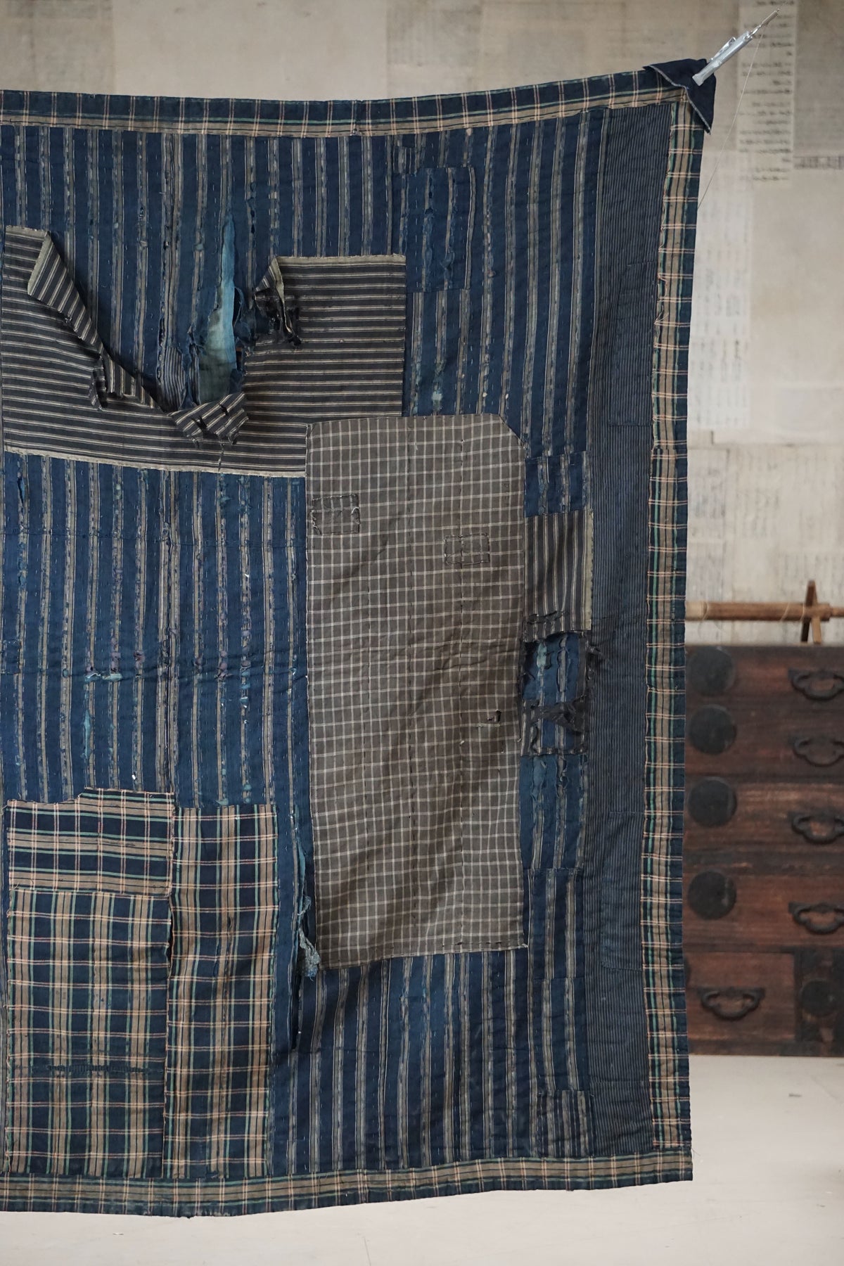 Antique Japanese Boro Textile, Late 19th–Early 20th Century