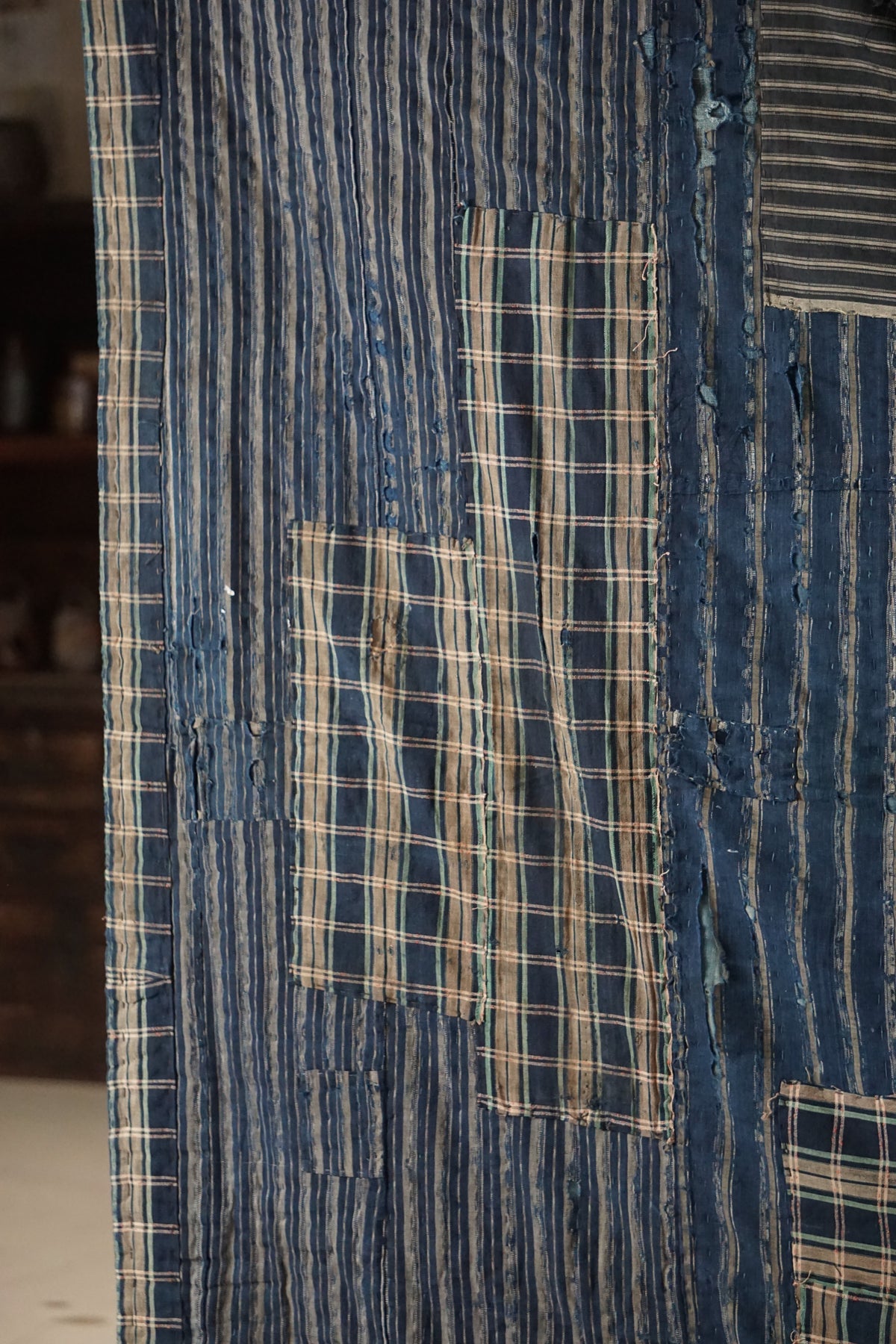 Antique Japanese Boro Textile, Late 19th–Early 20th Century