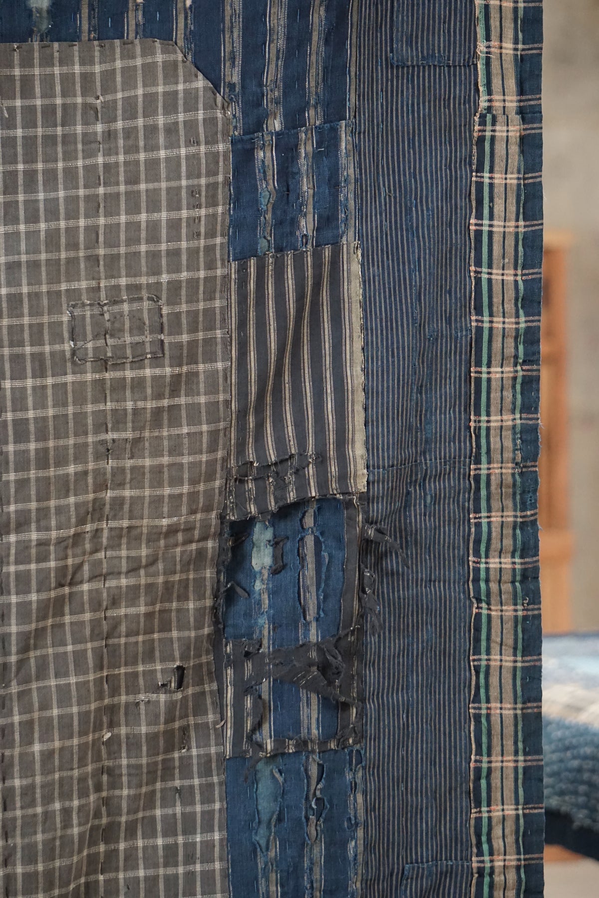 Antique Japanese Boro Textile, Late 19th–Early 20th Century