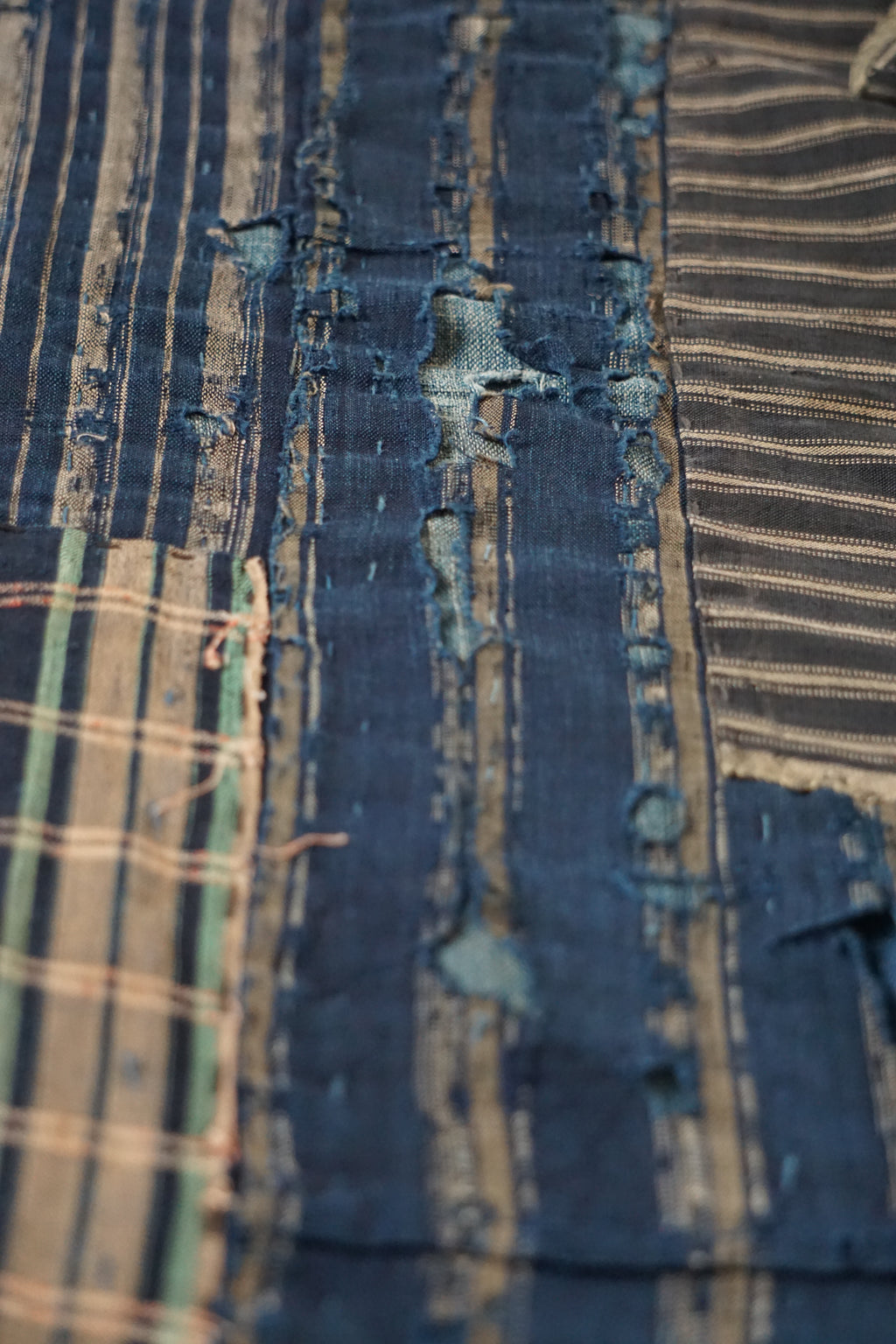 Antique Japanese Boro Textile, Late 19th–Early 20th Century
