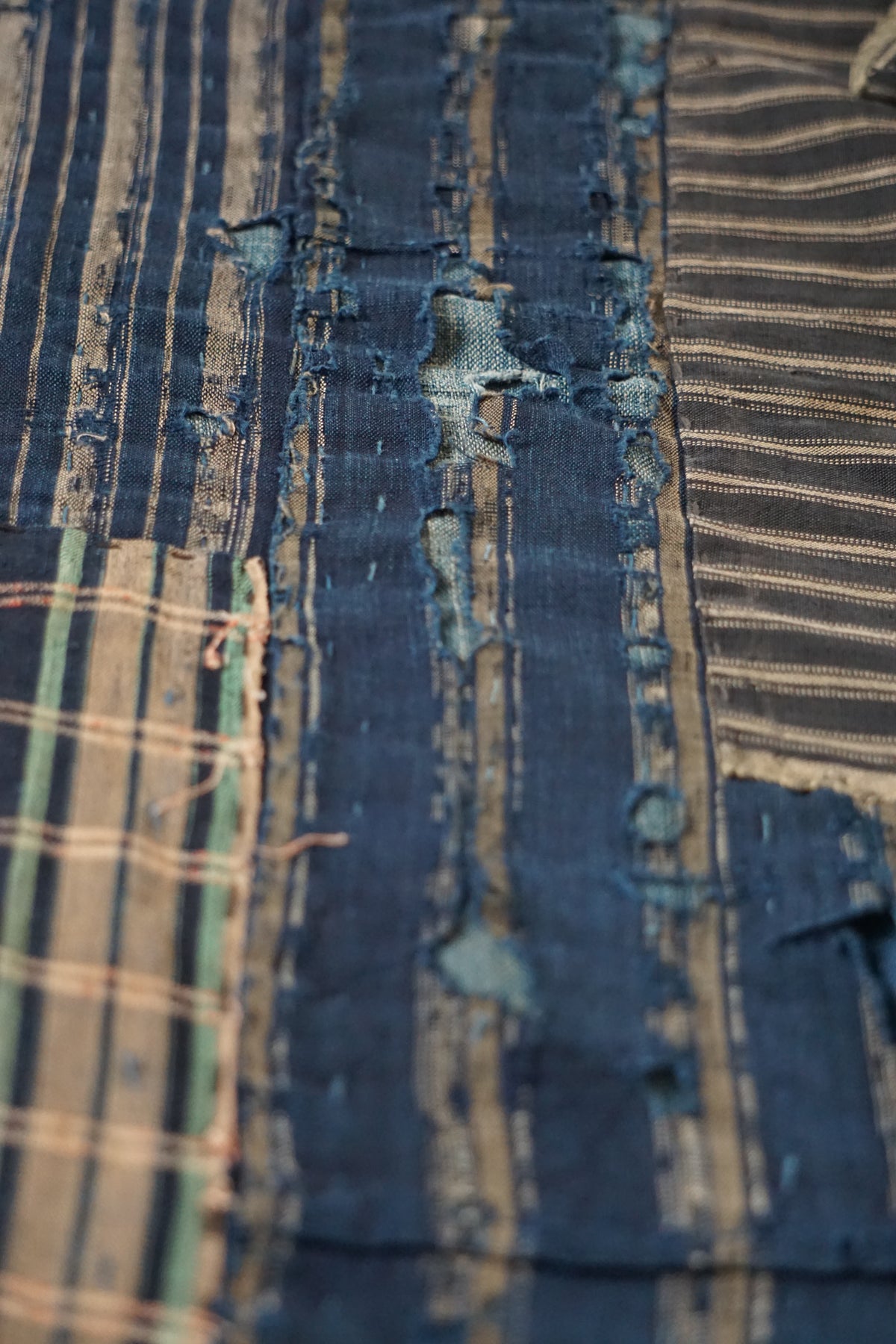Antique Japanese Boro Textile, Late 19th–Early 20th Century