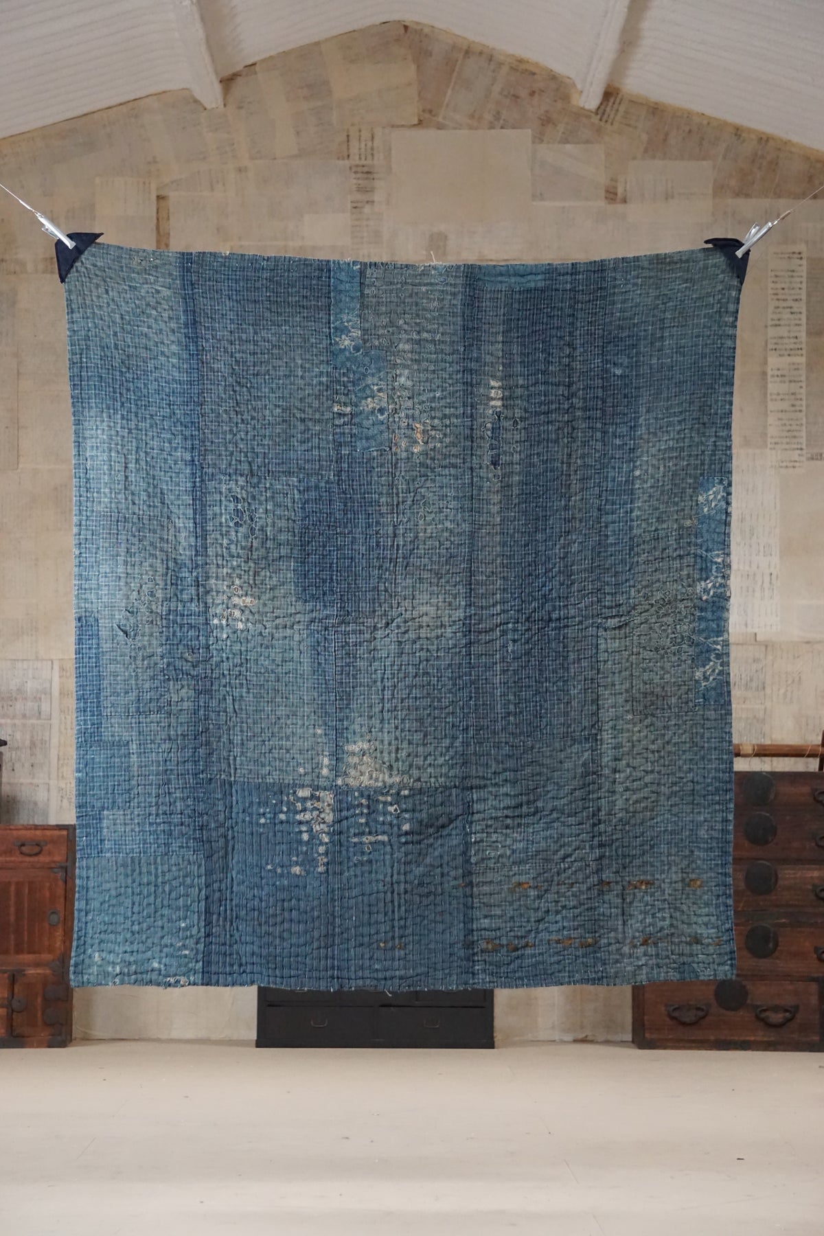 Antique Japanese Indigo Boro Textile, Late 19th–Early 20th Century