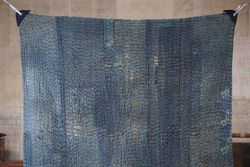 Antique Japanese Indigo Boro Textile, Late 19th–Early 20th Century