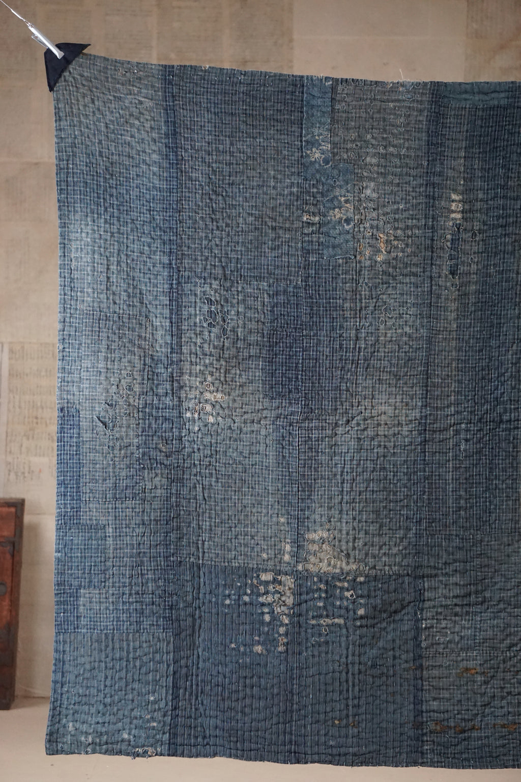 Antique Japanese Indigo Boro Textile, Late 19th–Early 20th Century