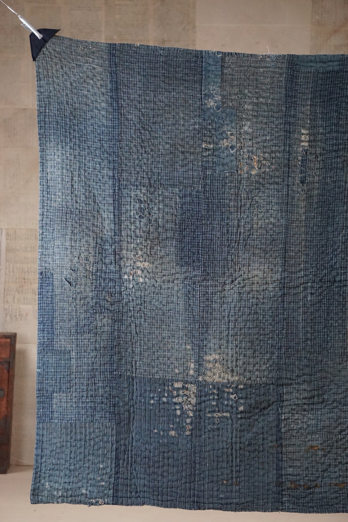 Antique Japanese Indigo Boro Textile, Late 19th–Early 20th Century