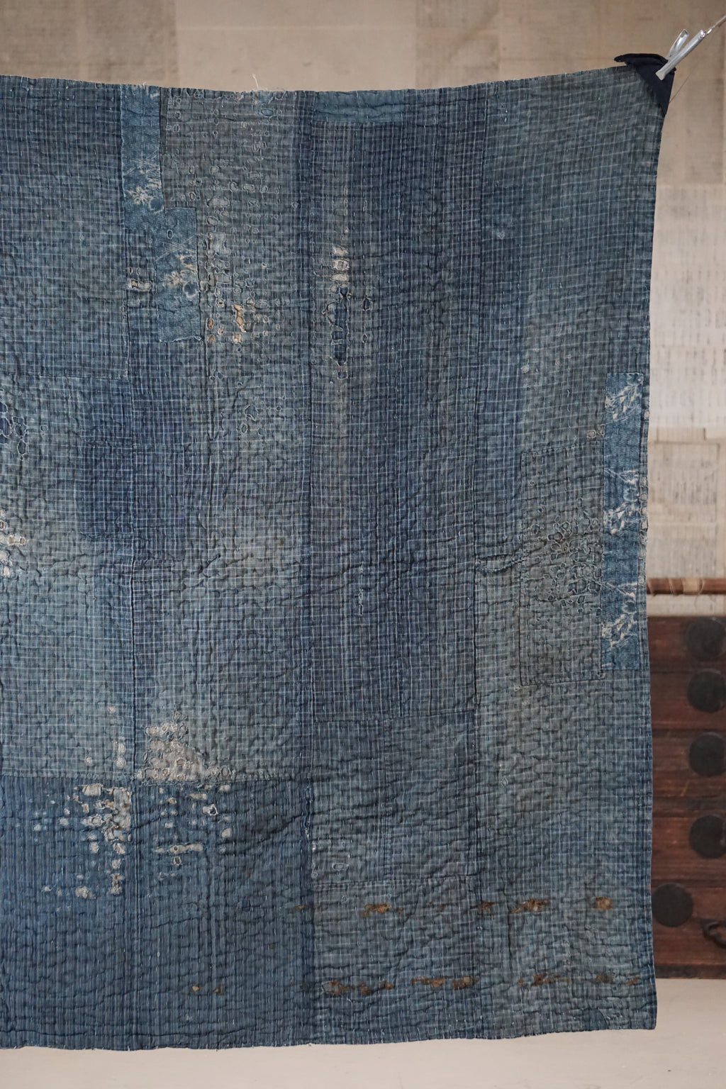 Antique Japanese Indigo Boro Textile, Late 19th–Early 20th Century