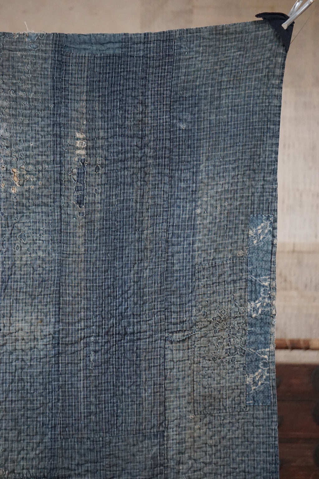 Antique Japanese Indigo Boro Textile, Late 19th–Early 20th Century