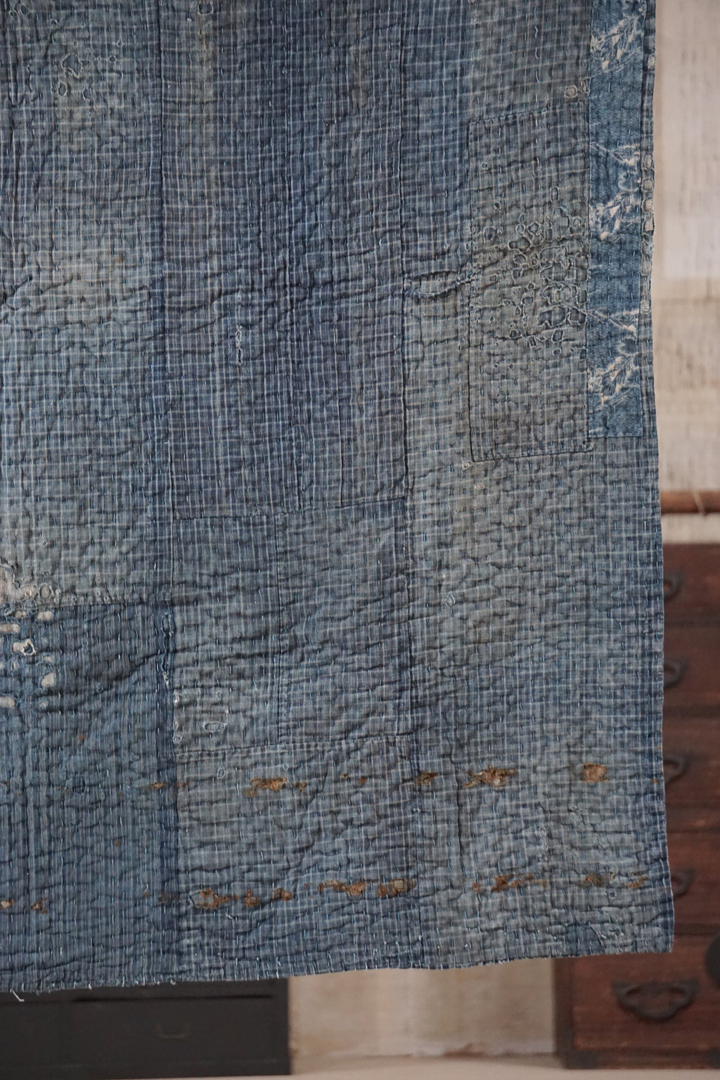 Antique Japanese Indigo Boro Textile, Late 19th–Early 20th Century