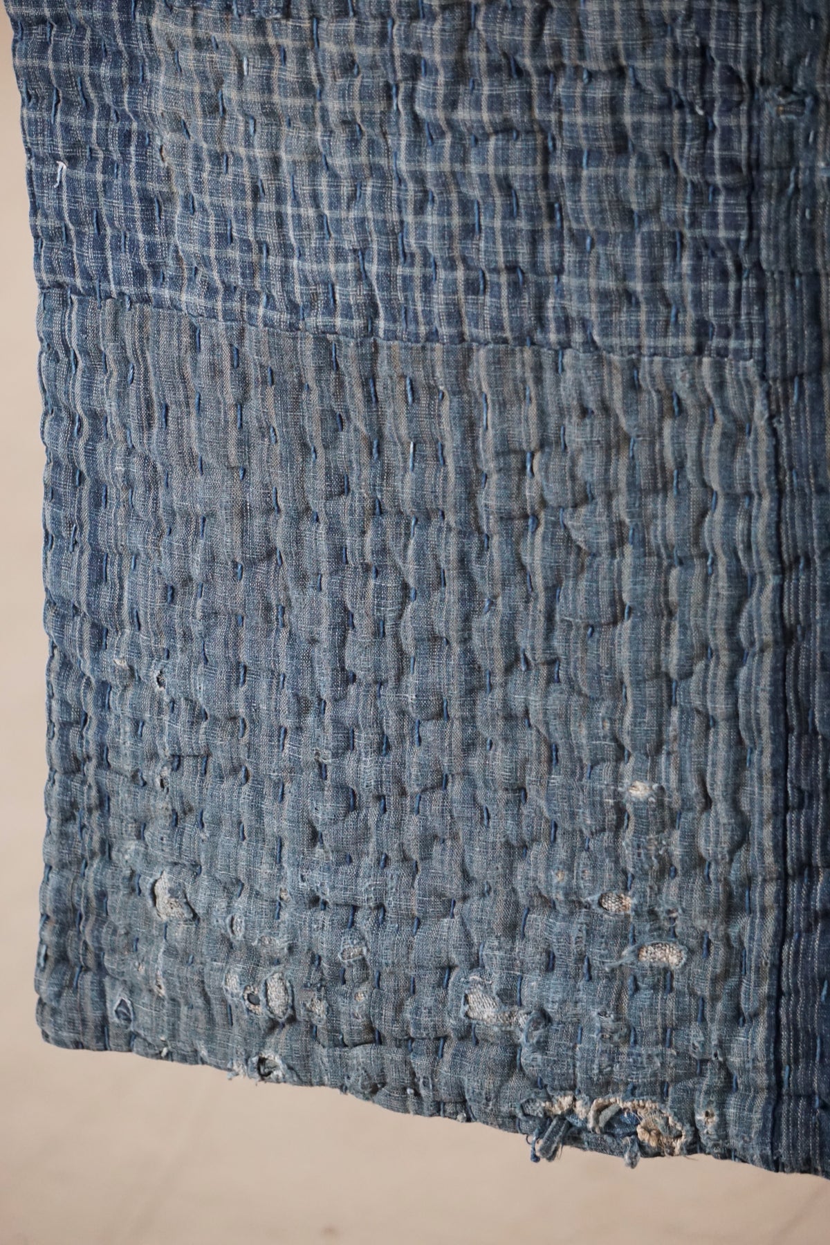 Antique Japanese Indigo Boro Textile, Late 19th–Early 20th Century