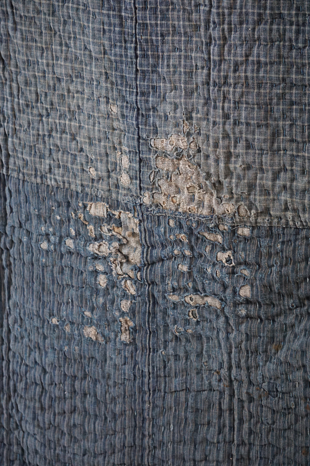 Antique Japanese Indigo Boro Textile, Late 19th–Early 20th Century