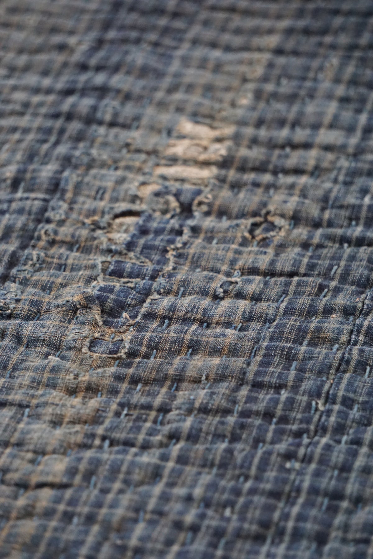 Antique Japanese Indigo Boro Textile, Late 19th–Early 20th Century