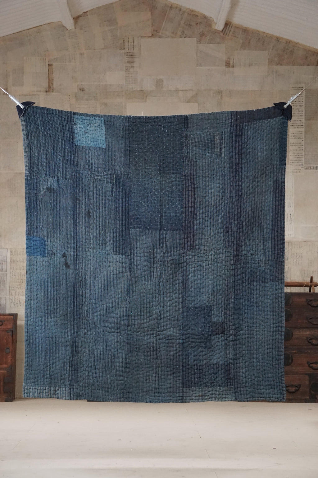 Antique Japanese Indigo Boro Textile, Late 19th–Early 20th Century
