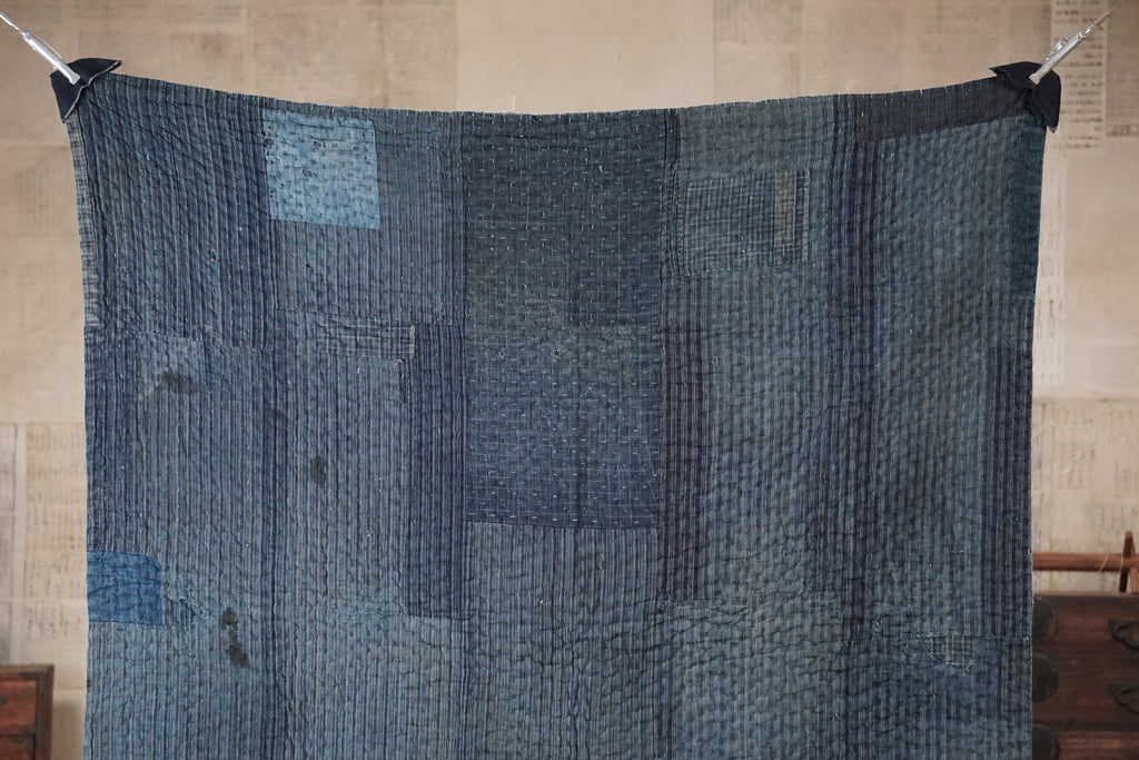 Antique Japanese Indigo Boro Textile, Late 19th–Early 20th Century