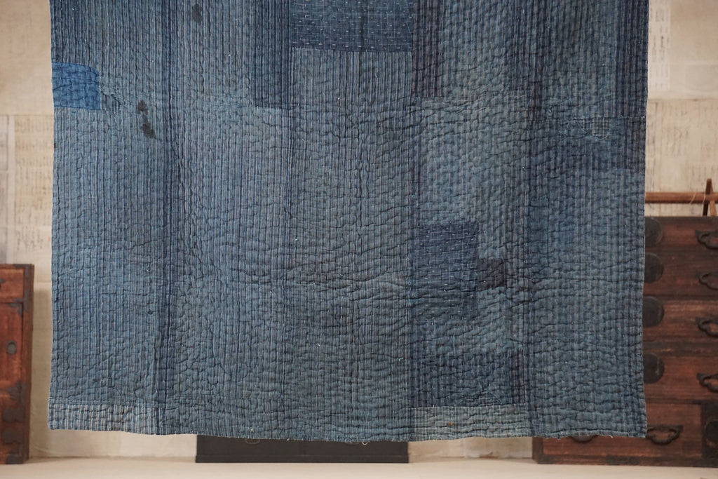 Antique Japanese Indigo Boro Textile, Late 19th–Early 20th Century