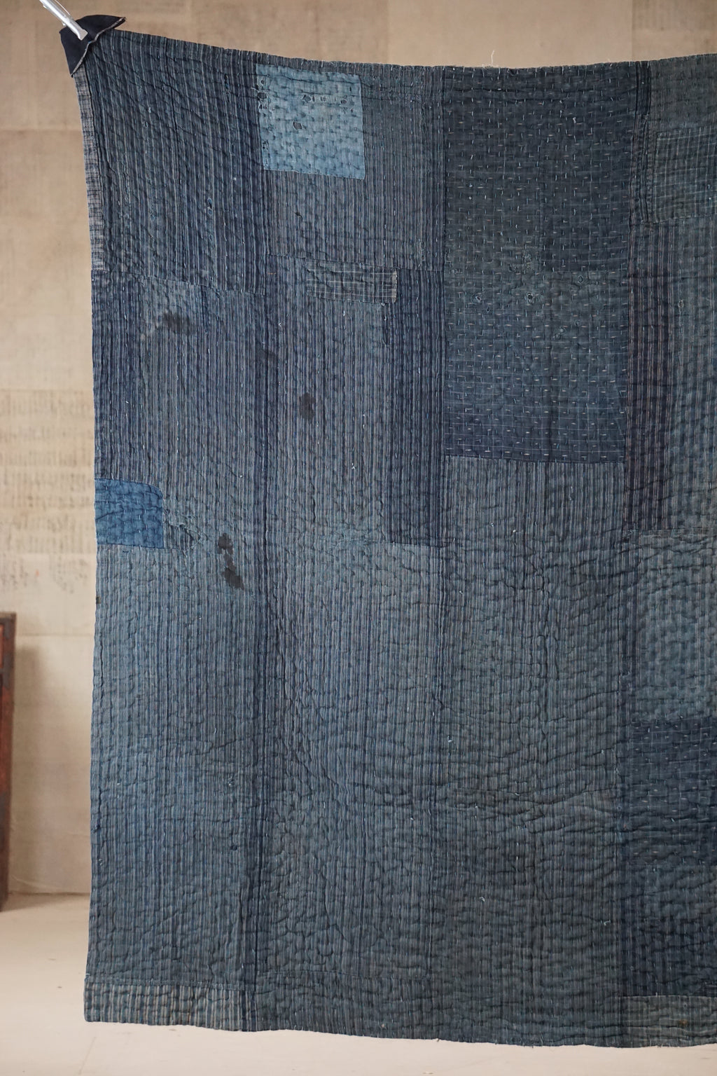 Antique Japanese Indigo Boro Textile, Late 19th–Early 20th Century