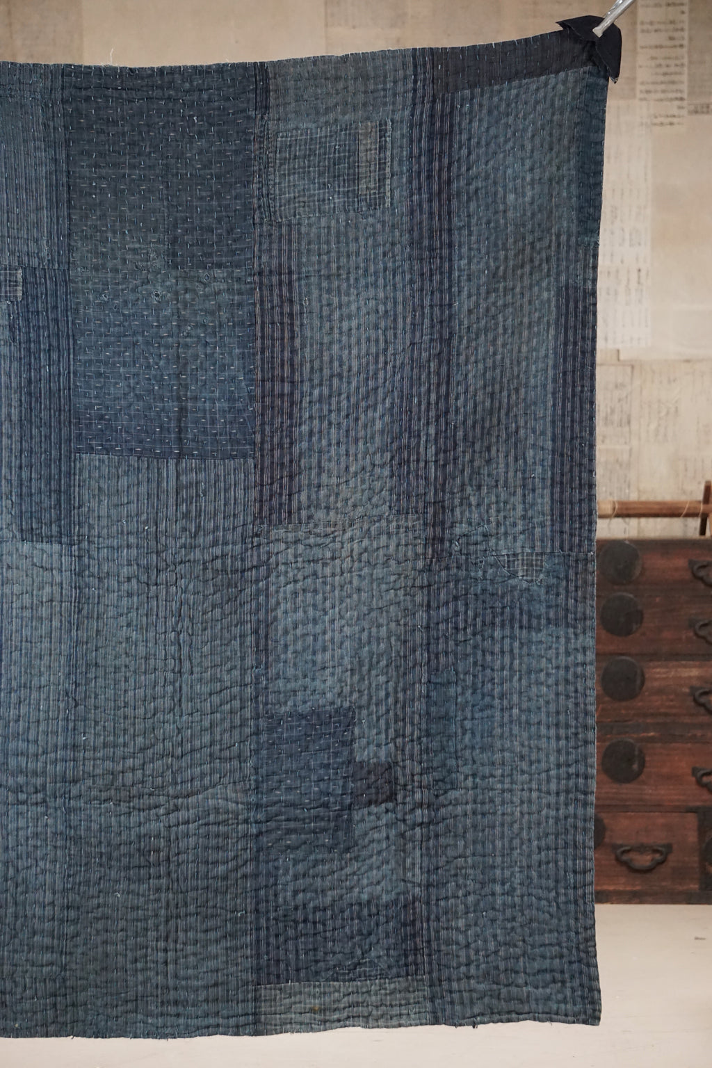 Antique Japanese Indigo Boro Textile, Late 19th–Early 20th Century