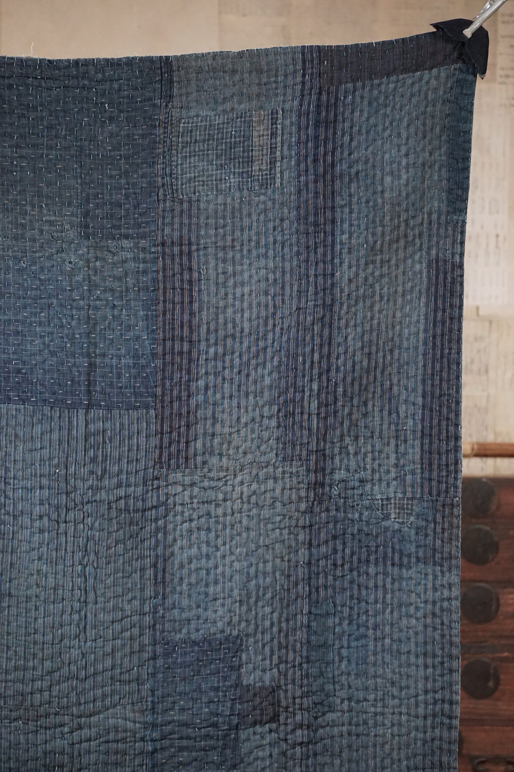 Antique Japanese Indigo Boro Textile, Late 19th–Early 20th Century